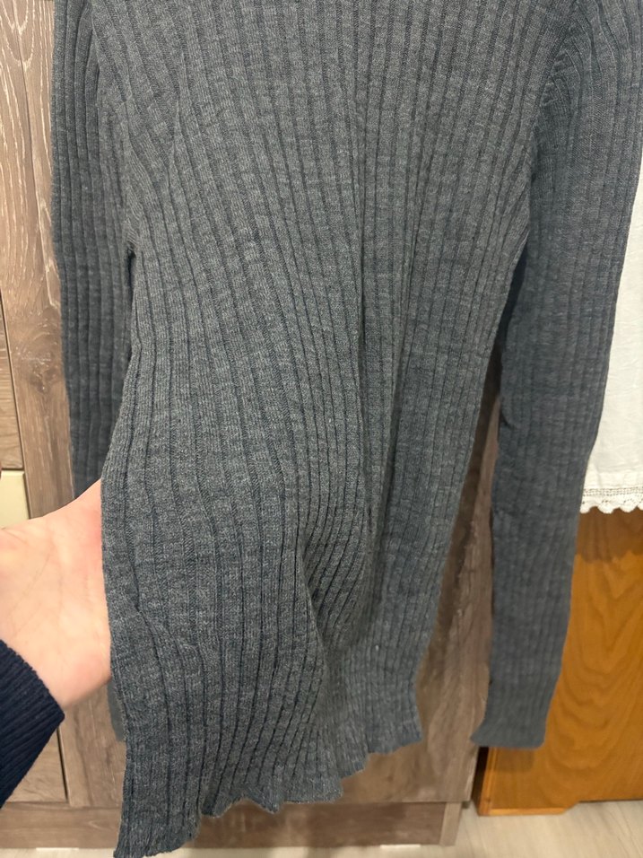 Koton S/M beden gri yüksek yaka kazak - Görsel 2