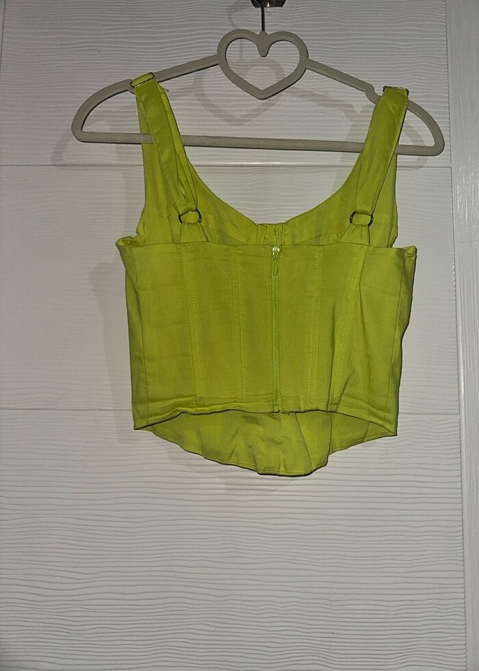 Dilvin büstiyer crop top - Görsel 2