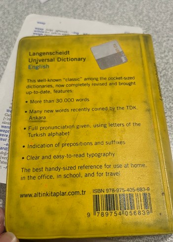 Langenscheidt İngilizce-Türkçe Evrensel Sözlük - Görsel 4