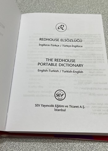 Redhouse İngilizce-Türkçe Sözlük - Görsel 3
