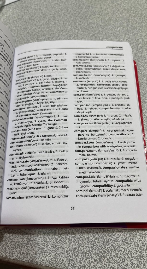 Redhouse İngilizce-Türkçe Sözlük - Görsel 2