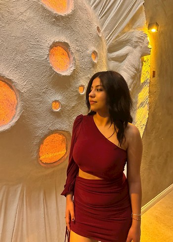 Bordo Drapeli Straplez Midi Abiye Elbise
