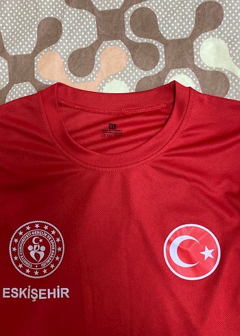 Kırmızı Kısa Kollu Eskişehir Erkek Tişörtü - Görsel 3