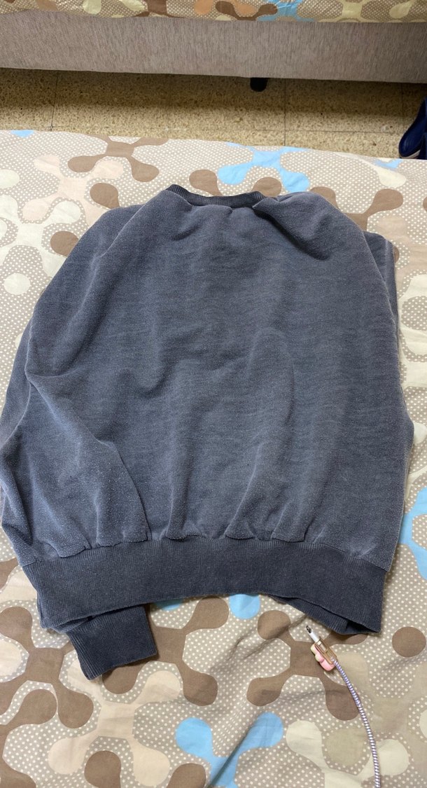 Gri Kadın Bisiklet Yaka Sweatshirt - Görsel 3