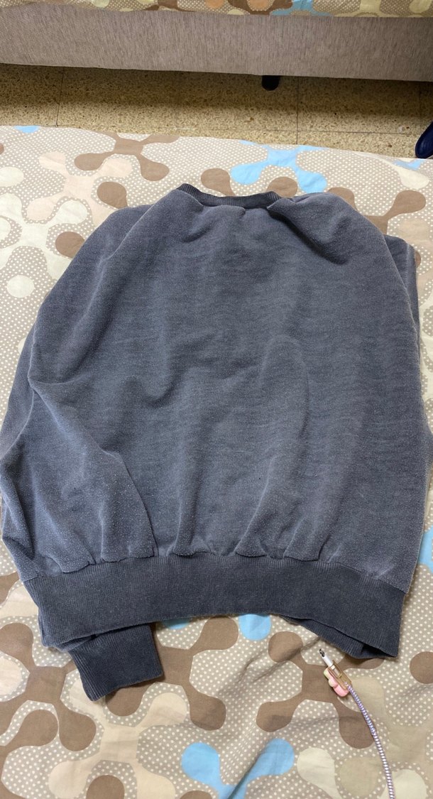 Gri Kadın Bisiklet Yaka Sweatshirt - Görsel 4