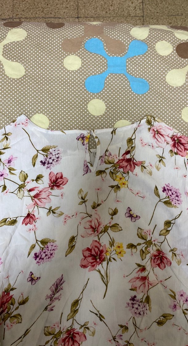 Çiçek Desenli Dantel Detaylı Hamile Bluzu - Görsel 5