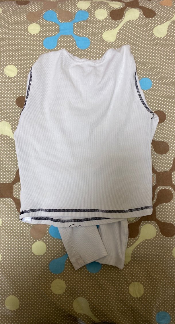 Beyaz Baskılı Uzun Kollu Kız Tişörtü - Görsel 3