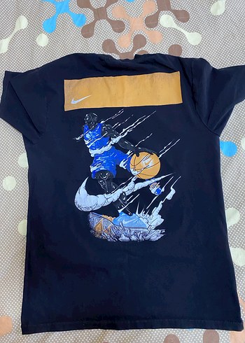 Nike Erkek Mavi Baskılı Kısa Kollu Tişört - Görsel 3