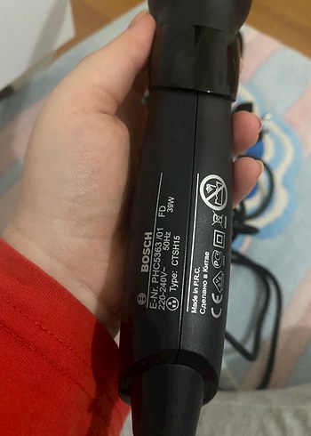 Bosch Siyah Bosch Saç Maşası ve Taşıma Çantası
