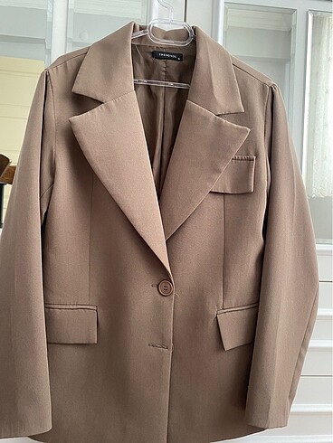 s Beden kahverengi Renk Açık kahve Blazer
