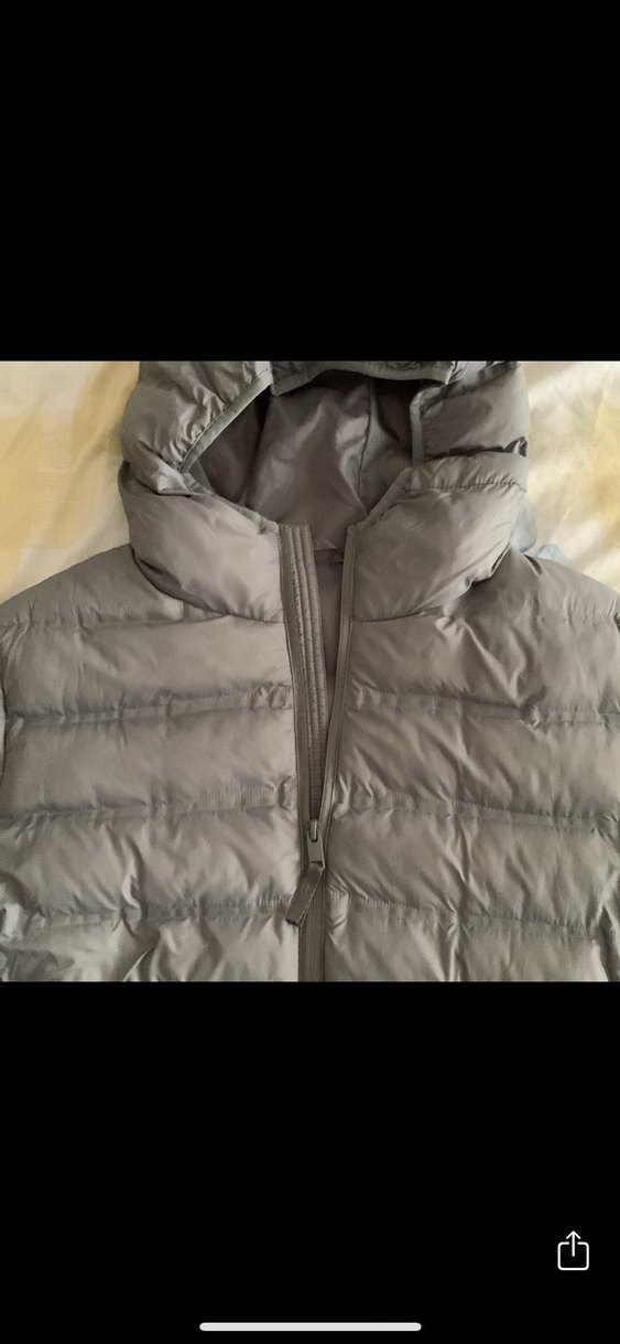 Gri Fermuarlı Kadın Kışlık Mont - Görsel 2