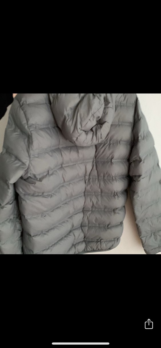 Gri Fermuarlı Kadın Kışlık Mont - Görsel 3