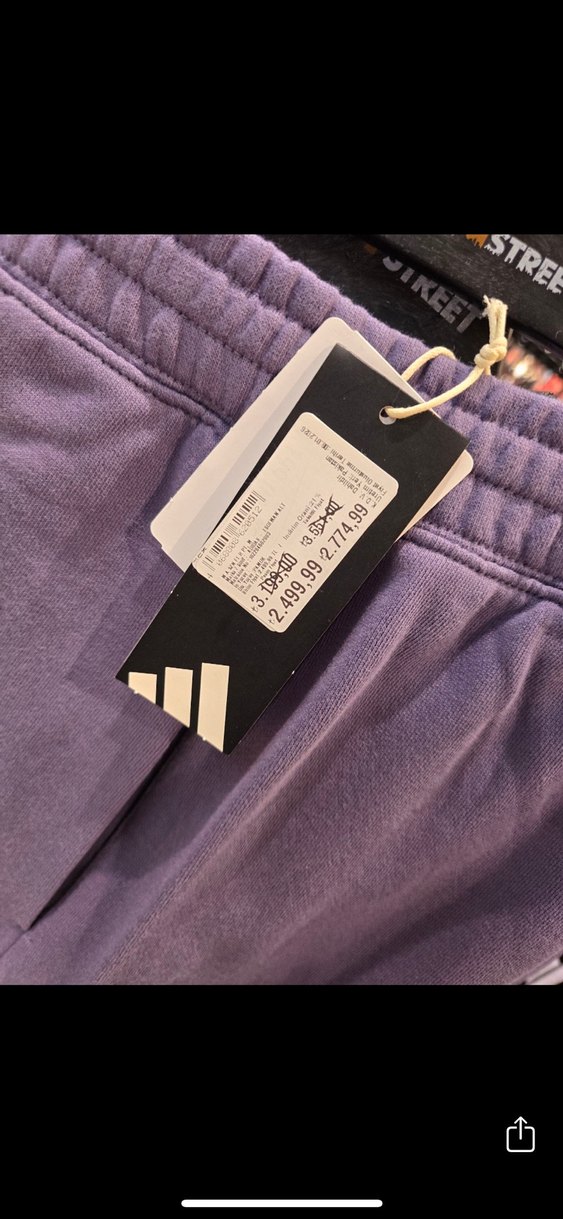 Adidas lavanta Mor Kadın Eşofman Altı , Rahat Kesim - Görsel 3