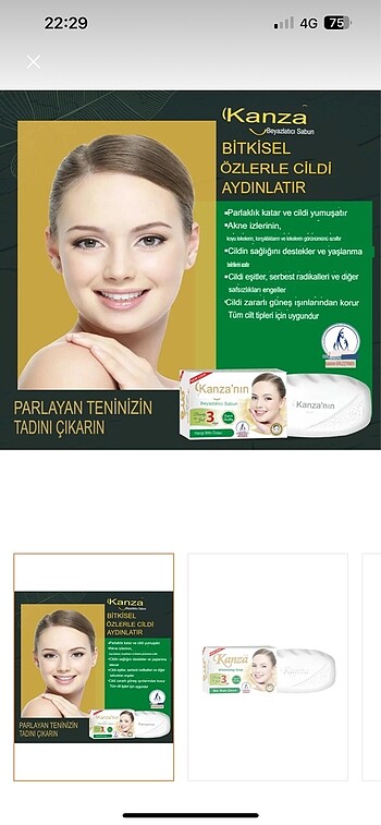 Kanza beyazlatıcı krem - Görsel 6