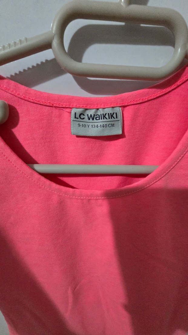 LC WAİKİKİ/ Pembe Kız Çocuk Tişört (9-10 yaş) - Görsel 2
