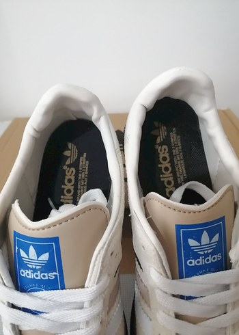 Adidas Adidas Beyaz Gri Zebra Desenli Kadın Spor Ayakkabı