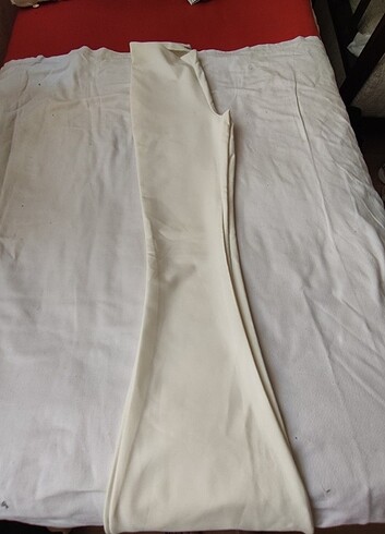 s Beden beyaz Renk Beyaz kumaş pantolon 