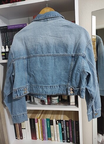 m Beden mavi Renk Bershka Kot Ceket