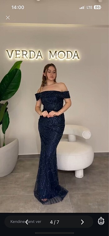 l Beden lacivert Renk Verda moda sıfır elbise