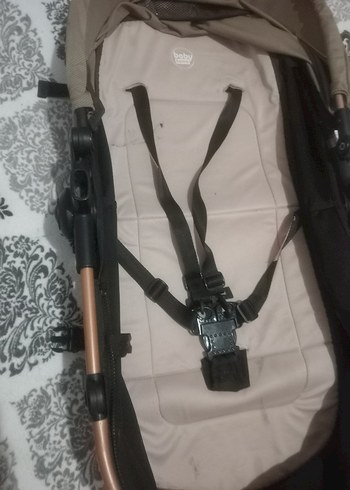 Bej ve gri bebek arabası - Görsel 11