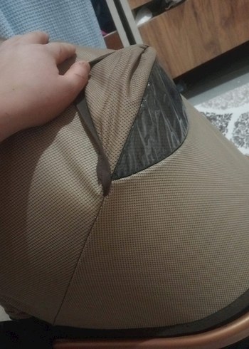 Bej ve gri bebek arabası - Görsel 6