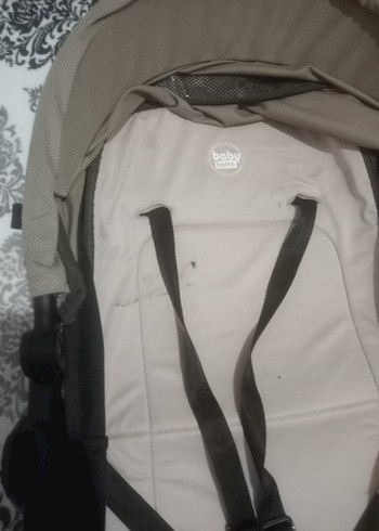 Bej ve gri bebek arabası - Görsel 10