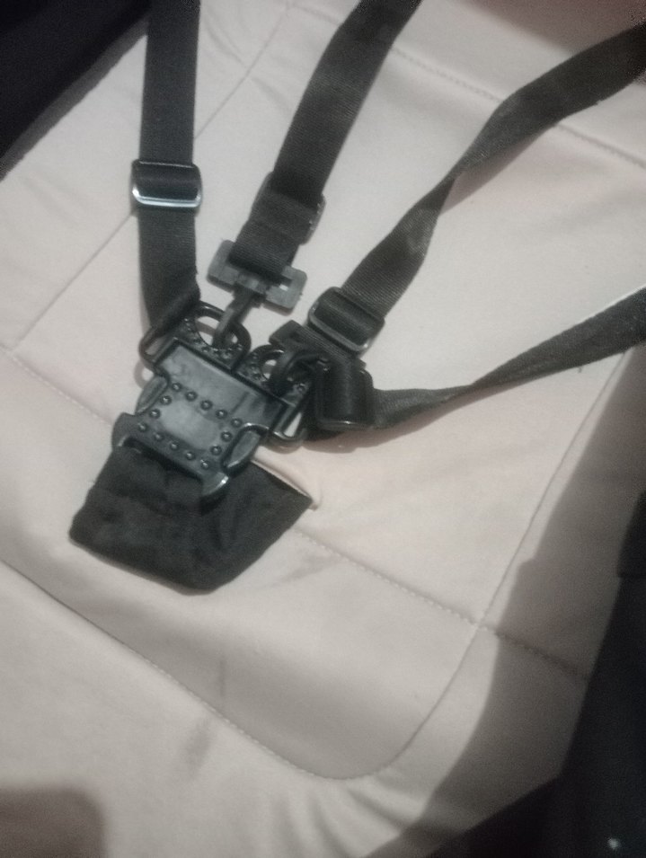 Bej ve gri bebek arabası - Görsel 5