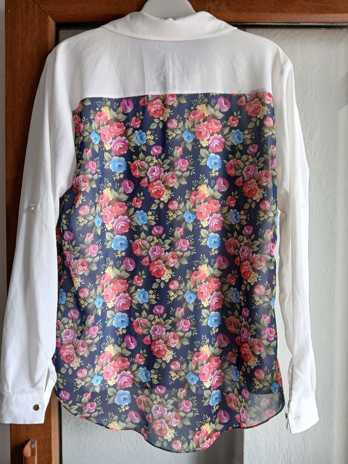 Kadın Çiçek Desenli Bohem Uzun Kollu Gömlek - Görsel 4