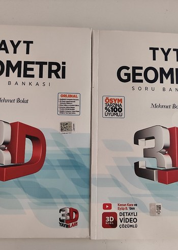 AYT ve TYT 3D Geometri Soru Bankası Seti