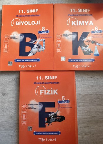 11. Sınıf Biyoloji, Kimya ve Fizik Fasikülleri