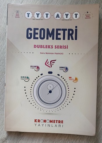 Kronometre Yayınları TYT AYT Geometri Soru Bankası