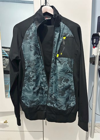 Kamuflaj Desenli Fermuarlı Erkek Ceket - Görsel 5