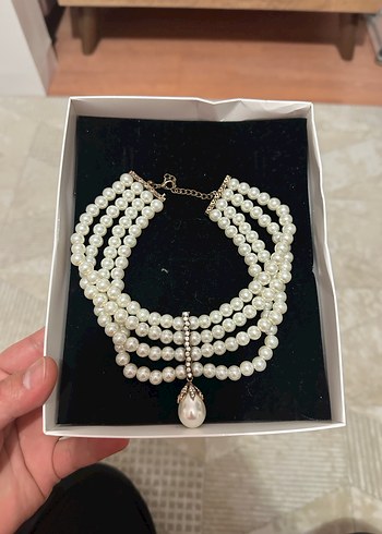 ATELİER.ELMAY TAKI TASARIM 
Bohem İnci Boncuklu Kadın Kolye - Görsel 4