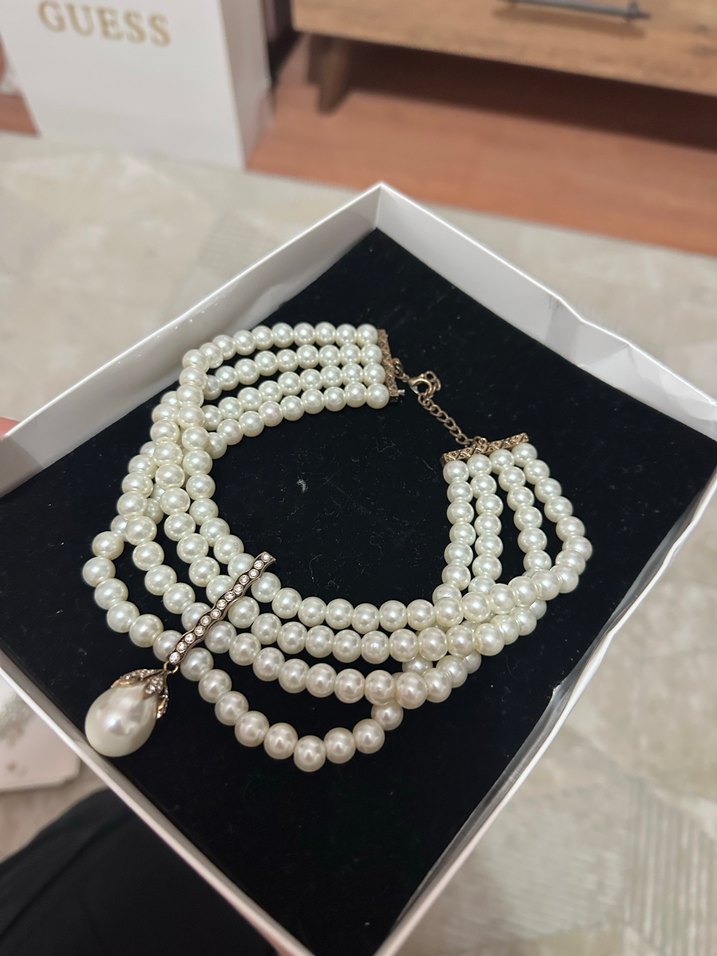 ATELİER.ELMAY TAKI TASARIM 
Bohem İnci Boncuklu Kadın Kolye - Görsel 3