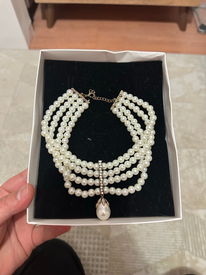 ATELİER.ELMAY TAKI TASARIM 
Bohem İnci Boncuklu Kadın Kolye - Görsel 4