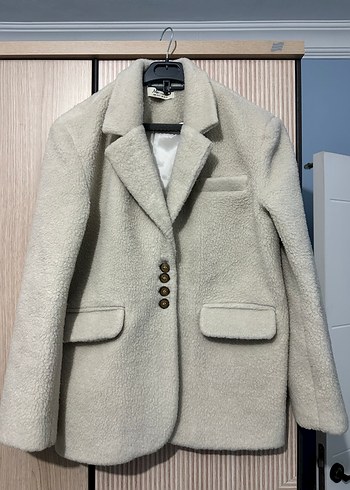 MAİ XS-S BEDEN ÇOK İYİ DURUMDA Kadın Midi Kesim Düğmeli Yün - Görsel 5