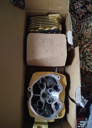 Cg 50 cc kit karbüratör üst kapak siboplar silindir gold  - Görsel 4