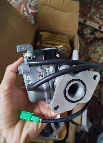 Cg 50 cc kit karbüratör üst kapak siboplar silindir gold  - Görsel 9