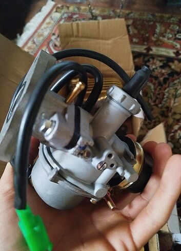 Cg 50 cc kit karbüratör üst kapak siboplar silindir gold  - Görsel 10