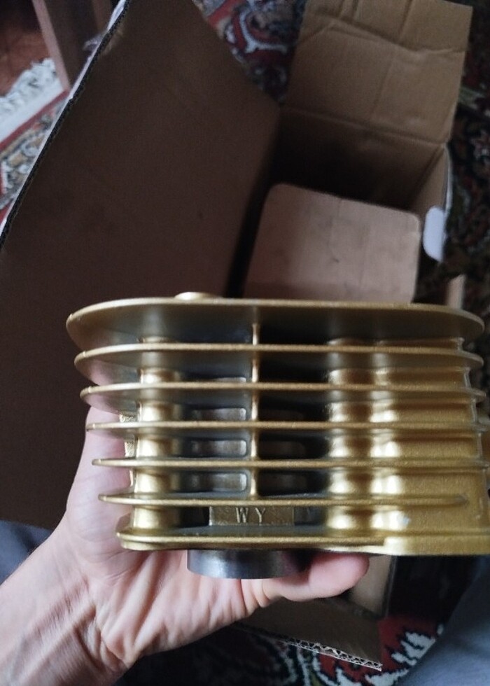 Cg 50 cc kit karbüratör üst kapak siboplar silindir gold  - Görsel 2