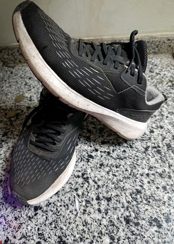 Decathlon Gri Bağcıklı Spor Kadın Sneakers