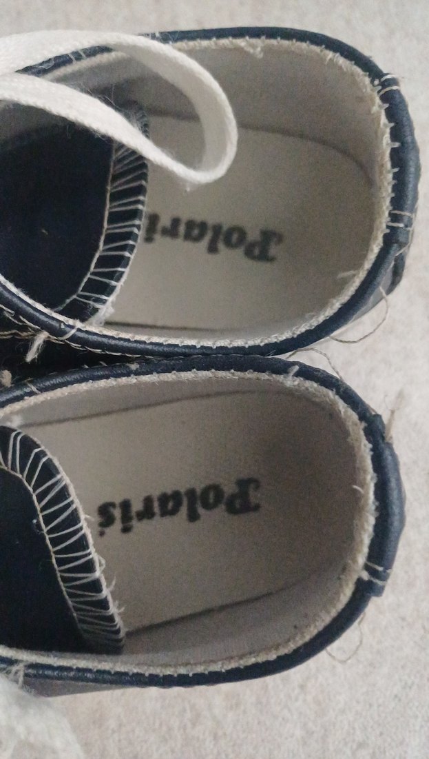 Çocuk lacivert suni deri 31 numara Polaris - Görsel 3