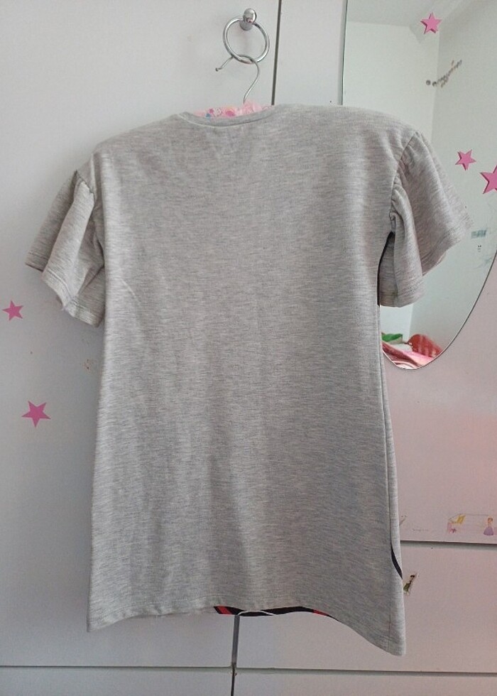 Az kullanılmış minnie mouse gri on kosmi baskılı  - Görsel 2