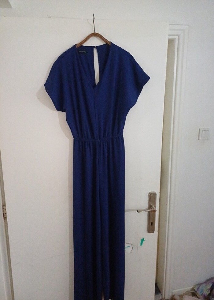 Saks mavisi tulum S beden 1 kez giyildi  - Görsel 2