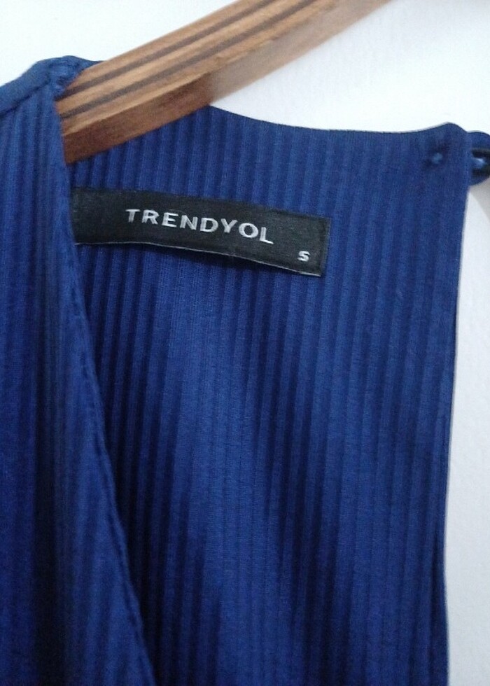 Saks mavisi tulum S beden 1 kez giyildi  - Görsel 3