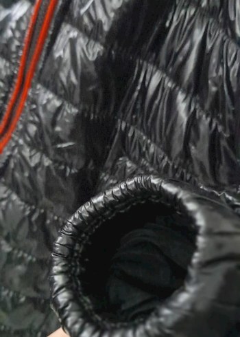 Kız Çocuk Siyah Kürklü Fit Mont - Görsel 3