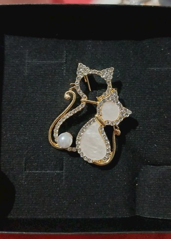 İnci Detaylı Kadın Broş - Görsel 4