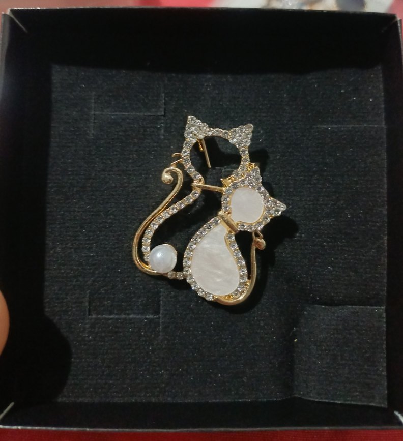 İnci Detaylı Kadın Broş - Görsel 4