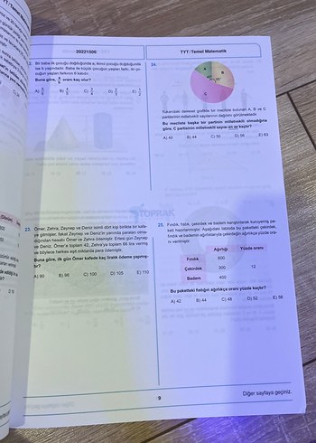 TYT Matematik Denemeleri Kitabı