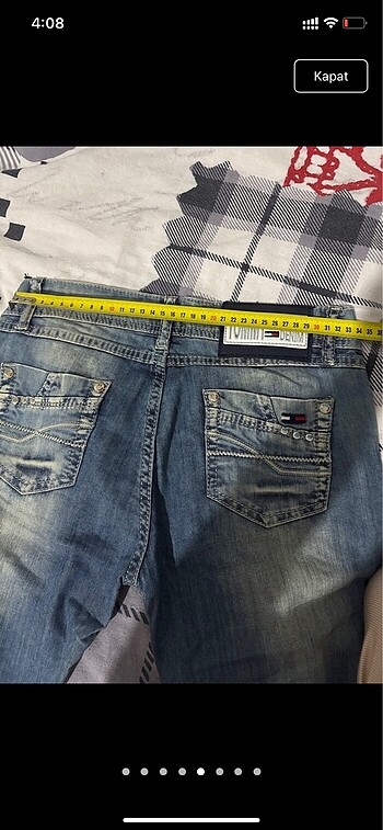 28 Beden mavi Renk Tomm orj taşlı jean 